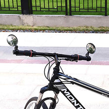 Load image into Gallery viewer, Accmor Bike Mirrors,2pcs Bicycle Cycling Rear View Mirrors, Adjustable 360 Rotatable Handlebar Glass Rearview Bicycle Mirrors for Road Mountain Bike
