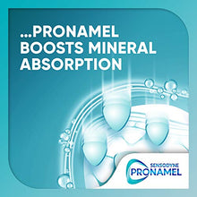 Load image into Gallery viewer, Sensodyne Pronamel Mineral Boost Enamel Toothpaste for Sensitive Teeth, to Replenish Minerals and Strengthen Enamel, Peppermint - 4 Ounces (Pack of 3)
