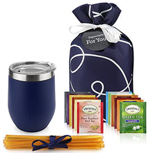 Load image into Gallery viewer, Tea Gift Sets - Tea Sets for Women Men, Tea Gifts for Tea Lovers Women, Tea Gift Set, Tea Gift Basket Includes Tea, Cup and Honey
