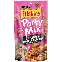 Load image into Gallery viewer, Purina Friskies Party Mix Cat Treats, Chicken &amp; Waffle, 2.1 Ounce (Pack of 10)

