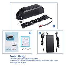 Load image into Gallery viewer, 1000W 52V Ebike Battery, 52V 17.5AH Eletric Bike Battery with Charger, BMS Protection Board, Waterproof Shell, Battery Level Light and Safe Lock, Lithium Li-ion Battery for 1200W 1000W 750W 500W 350W
