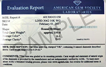Load image into Gallery viewer, AGS Certified 1/4 Carat TW White Diamond Band in 10K White Gold
