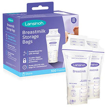 Load image into Gallery viewer, Lansinoh Breastmilk Storage Bags, 100 Count
