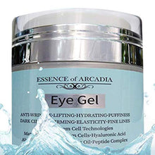 Load image into Gallery viewer, Eye Gel, for Dark Circles, Puffiness, Wrinkles, Skin Firming and Bags - Effective Anti-Aging Eye Gel for Under and Around Eyes including Crows Feet with Hyaluronic Acid and Aloe Vera- 1.7 fl. oz.
