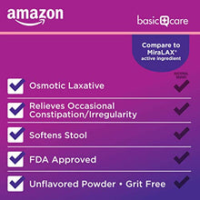 Load image into Gallery viewer, Amazon Basic Care ClearLax, Polyethylene Glycol 3350 Powder for Solution, Osmotic Laxative, Pack of 3 (53.7 Ounces Total)
