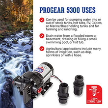 Load image into Gallery viewer, USA Adventure Gear ProGear 5300 High Performance Professional Grade Water Pump | Made in the USA | 12 Volt DC | 3GPM | 14 Foot Lift | Self-Priming | Potable Water Use | RV, Boat, Plumbing
