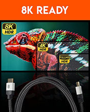 Load image into Gallery viewer, ECHOGEAR Swivel Full Motion TV Wall Mount for TVs Up to 60&quot; &amp; New Ultra High Speed 6 Foot HDMI 2.1 Cable
