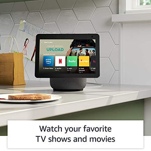 Echo Show 10 (3rd Gen) | HD smart display with motion and Alexa | Charcoal