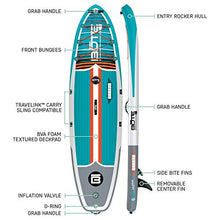 Load image into Gallery viewer, BOTE Breeze Aero Inflatable Stand Up Paddle Board, SUP with Accessories | Pump, Paddle, Fin &amp; Travel Bag (Native Eclipse, 10'8")
