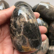 Load image into Gallery viewer, Crystal, 3-4Pcs Sunstone Black Moonstone Crystalpolished Freeform Standup Display Stone
