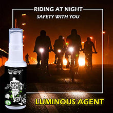 Load image into Gallery viewer, Fine Reflective Spray Paint Bike,Fluorescent Spray Paint Reflecting Safety Mark Reflective Coatings Anti Accident, Glow in Dark (Silver)
