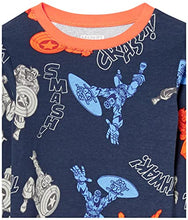 Load image into Gallery viewer, Amazon Essentials Boys' Disney Star Wars Marvel Snug-Fit Cotton Pajama Sleepwear Sets, 3-Piece Marvel Captain America, 2T
