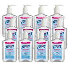 Load image into Gallery viewer, Purell 9652-12 Advanced Hand Sanitizer Refreshing Gel, Clean Scent, 8 fl oz Pump Bottle (Pack of 12)
