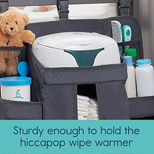 Load image into Gallery viewer, hiccapop Nursery Organizer and Baby Diaper Caddy | Hanging Diaper Organization Storage for Baby Essentials | Hang on Crib, Changing Table or Wall
