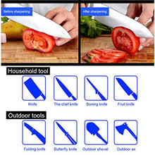 Load image into Gallery viewer, 120#-3000# Grit Kitchen Knife Sharpener Professional Diamond Whetstone Knife Sharpening System Knife Grinding Stone Light Grey
