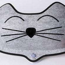 Load image into Gallery viewer, K&amp;H PET PRODUCTS EZ Mount Window Bed Kitty Sill Gray with Kitty Face 27 X 11 X 6 Inches

