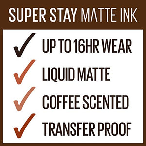 Maybelline New York SuperStay Matte Ink Liquid Lipstick, Coffee Edition, Hazelnut Hypnotizer, 0.17 Ounce