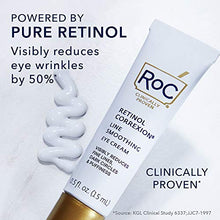 Load image into Gallery viewer, RoC Retinol Correxion Under Eye Cream for Dark Circles &amp; Puffiness, Daily Wrinkle Cream, Anti Aging Line Smoothing Skin Care Treatment, 0.5 oz (Packaging May Vary)
