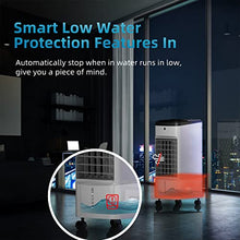 Load image into Gallery viewer, SEEPER Portable Evaporative Cooler, Strong Wind Speed Tower Fan w/Cooling Function, 12h Timer, 20ft Remote Control, 3 Modes Quiet Air Conditioner for Home, Small Room &amp; Office
