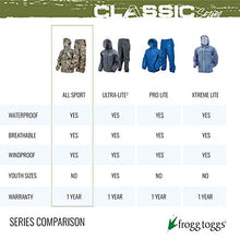 Load image into Gallery viewer, FROGG TOGGS Men's Classic All-Sport Waterproof Breathable Rain Suit, Black Jacket/Black Pants, Medium

