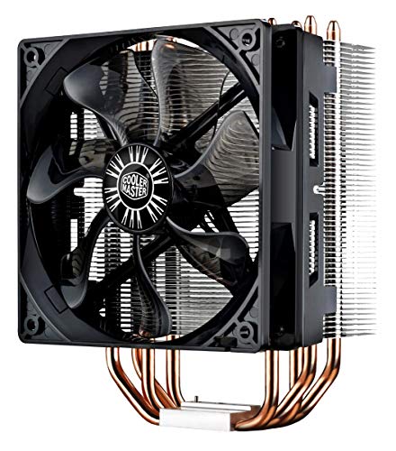 Cooler Master Hyper 212 Evo CPU Cooler (RR-212E-20PK-R2), 120mm PWM Fan, Aluminum Fins, 4 Copper Direct Contact Heat Pipes for AMD Ryzen/Intel