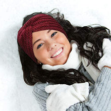 Load image into Gallery viewer, DRESHOW Crochet Ear Warmer Headband Soft knit Turban Stretch Headbands Warmer for Women Winter
