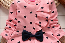 Load image into Gallery viewer, MINKIDFASHION Baby Girls Infant Clothing Set Long Sleeve T Shirt Pants Kids Toddler Children Tops Outfits (Pink, 18-24 months)
