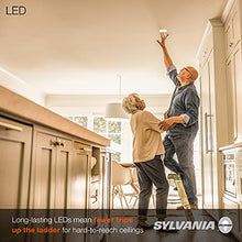 Load image into Gallery viewer, SYLVANIA 4” LED Recessed Lighting Downlight with Trim, 8W=50W, Dimmable, 600 Lumens, Soft White 3000K, Wet Rated – 12 Pack (62234)
