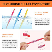Load image into Gallery viewer, 300PCS Heat Shrink Bullet Connectors, Camtek Heat Shrink Female &amp; Male Bullet Butt Connector Insulated Waterproof Marine Crimp Automotive Electrical Bullet Connectors Wire Splice Terminals Kits
