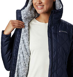 Columbia Women's Copper Crest Hooded Jacket, Dark Nocturnal, Small