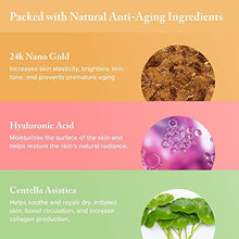 Load image into Gallery viewer, Keiko Revive Gold Radiance Renewal Mask - Anti-Aging Facial Mask - Reduces Fine Lines &amp; Wrinkles, Minimizes the Appearance of Pores, Smoothes and Firms Up Skin, Made with Hyaluronic Acid and Centella Asiatica Extract
