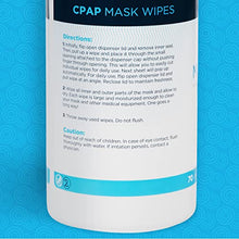 Load image into Gallery viewer, Care Touch CPAP Mask Cleaning Wipes - Unscented | 2 Packs of 70 Unscented Cleaning Wipes for CPAP Masks (140 Total) | Made in The USA
