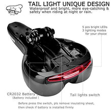 Load image into Gallery viewer, Comfortable Men Women Bike Seat - DAWAY C66 Foam Padded Leather Road Mountain Bicycle Saddle Cushion with Taillight, Waterproof, Soft, Breathable, Fit MTB, Most Bikes, for Everyone
