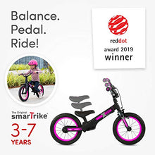 Load image into Gallery viewer, smarTrike 3 Bikes in 1, Convertible Balance to Pedal Bike for Kids Ages 3-7 - Pink

