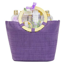 Load image into Gallery viewer, Spa Luxetique Spa Gift Baskets for Women, Lavender Bath Gift Basket, Bath Gifts for Women, Luxury 10 Pcs Home Bath Set Includes Bath Bombs, Body Lotion, Bubble Bath. Best Gift Set for Women or Men.
