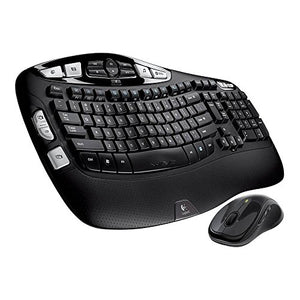 Logitech Wireless Wave Combo Mk550 With Keyboard and Laser Mouse (Renewed)
