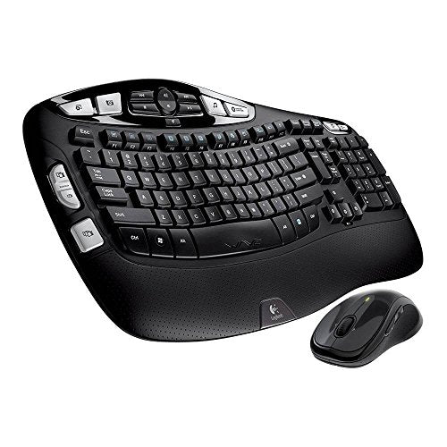 Logitech Wireless Wave Combo Mk550 With Keyboard and Laser Mouse (Renewed)