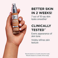 Load image into Gallery viewer, IT Cosmetics Your Skin But Better Foundation + Skincare, Medium Neutral 31 - Hydrating Coverage - Minimizes Pores &amp; Imperfections, Natural Radiant Finish - With Hyaluronic Acid - 1.0 fl oz
