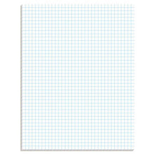 Load image into Gallery viewer, TOPS 33041 Quadrille Pads, 4 Squares/Inch, 8 1/2 x 11, White, 50 Sheets
