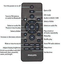 Load image into Gallery viewer, PHILIPS Bluetooth Stereo System for Home with CD Player, Wireless Streaming, MP3, USB, Audio in, FM Radio, 15W, Micro Music Sound System
