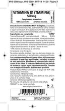 Load image into Gallery viewer, Solgar Vitamin B1 (Thiamin) 500 mg, 100 Tablets - Energy Metabolism, Healthy Nervous System, Overall Well-Being - Super Potency - Non-GMO, Vegan, Gluten Free, Dairy Free - 100 Servings
