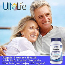 Load image into Gallery viewer, UltaLife Advanced Saw Palmetto Prostate Supplement For Men w/ Beta Sitosterol + #1 Rated Best Health Formula to Reduce Urge For Frequent Urination, DHT Blocker, Improve Sleep, Performance- 90 Capsules
