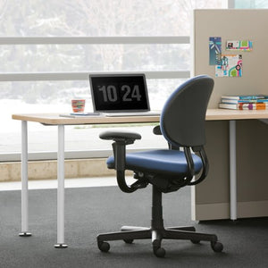 Steelcase Criterion Chair, Black Fabric -