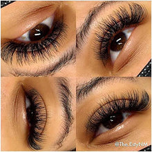 Load image into Gallery viewer, Eyelash Extensions 0.15 C Curl 8-14mm Lash Extensions Supplies Individual Lashes Premium Silk Volume &amp; Classic Lash Soft Matte Dark Professional Eyelashes Extension (0.15-C-8-14 Mixed)
