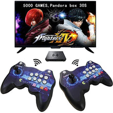 Load image into Gallery viewer, RegiisJoy 5000 in 1 Wireless Pandora Box 30S Bluetooth Arcade Game Console for PC &amp; Projector &amp; TV, 2-4 Players, 1280X720, 3D Games, Search/Hide/Save/Load/Pause Games, Favorite List
