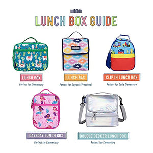 Wildkin Insulated Lunch Box for Boys and Girls, Perfect Size for Packing Hot or Cold Snacks for School and Travel, Mom's Choice Award Winner, BPA-Free, Olive Kids (Robots)