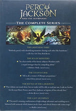 Load image into Gallery viewer, Percy Jackson and the Olympians 5 Book Paperback Boxed Set (new covers w/poster) (Percy Jackson &amp; the Olympians)
