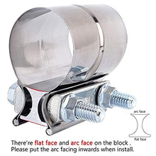 Load image into Gallery viewer, EVIL ENERGY 2.5 Inch Butt Joint Exhaust Band Clamp Bundle with Lap Joint Exhaust Band Clamp
