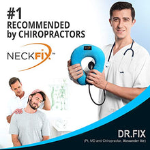 Load image into Gallery viewer, Cervical Neck Traction Device by NeckFix for Instant Neck Pain Relief - Adjustable Neck Stretcher Collar for Home Traction Spine Alignment [Model 2019] + Bonus (12-17 inch)

