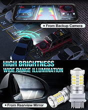 Load image into Gallery viewer, Combriller 3157 LED Bulb White 6000K, 3056 3156 3057 4157 led bulb with Projector Replacement for led reverse lights turn signal bulb brake light bulb tail light bulb parking light bulb, pack of 2
